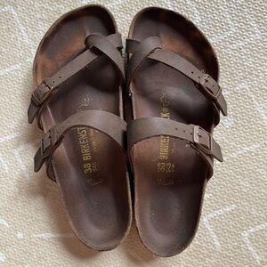 Women's Birkenstock Sandals, size 38.